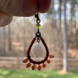 J. Jill coral beaded earrings